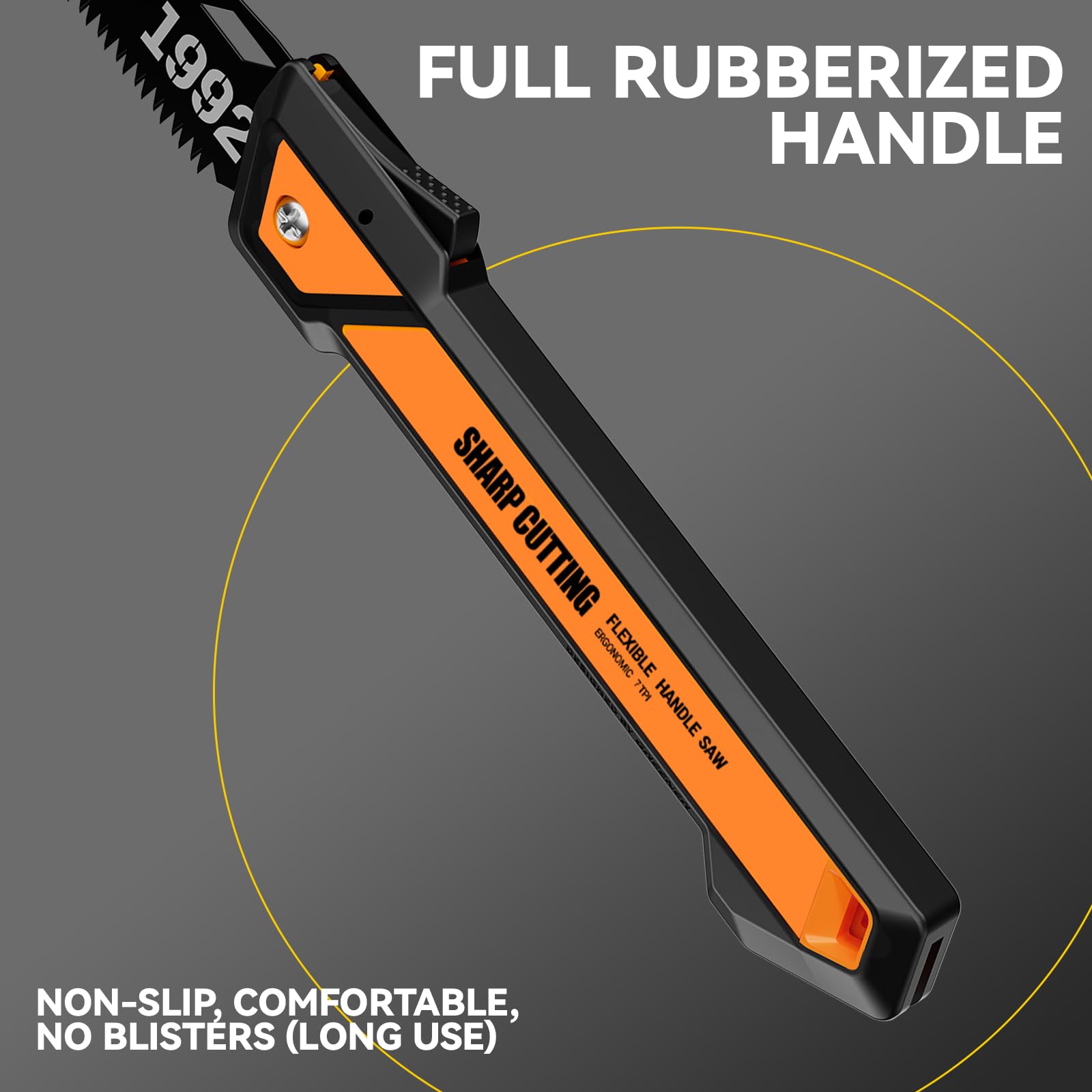 GRENPRO Folding Pruning Saw 10 Inch, Hand Saw for Tree Trimming