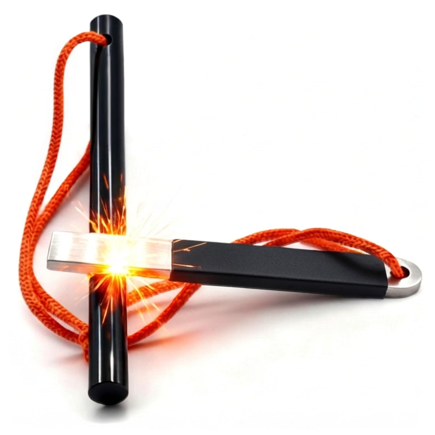 4" Portable Waterproof Ferrocerium Ferro Rod Fire Starter Survival Tool