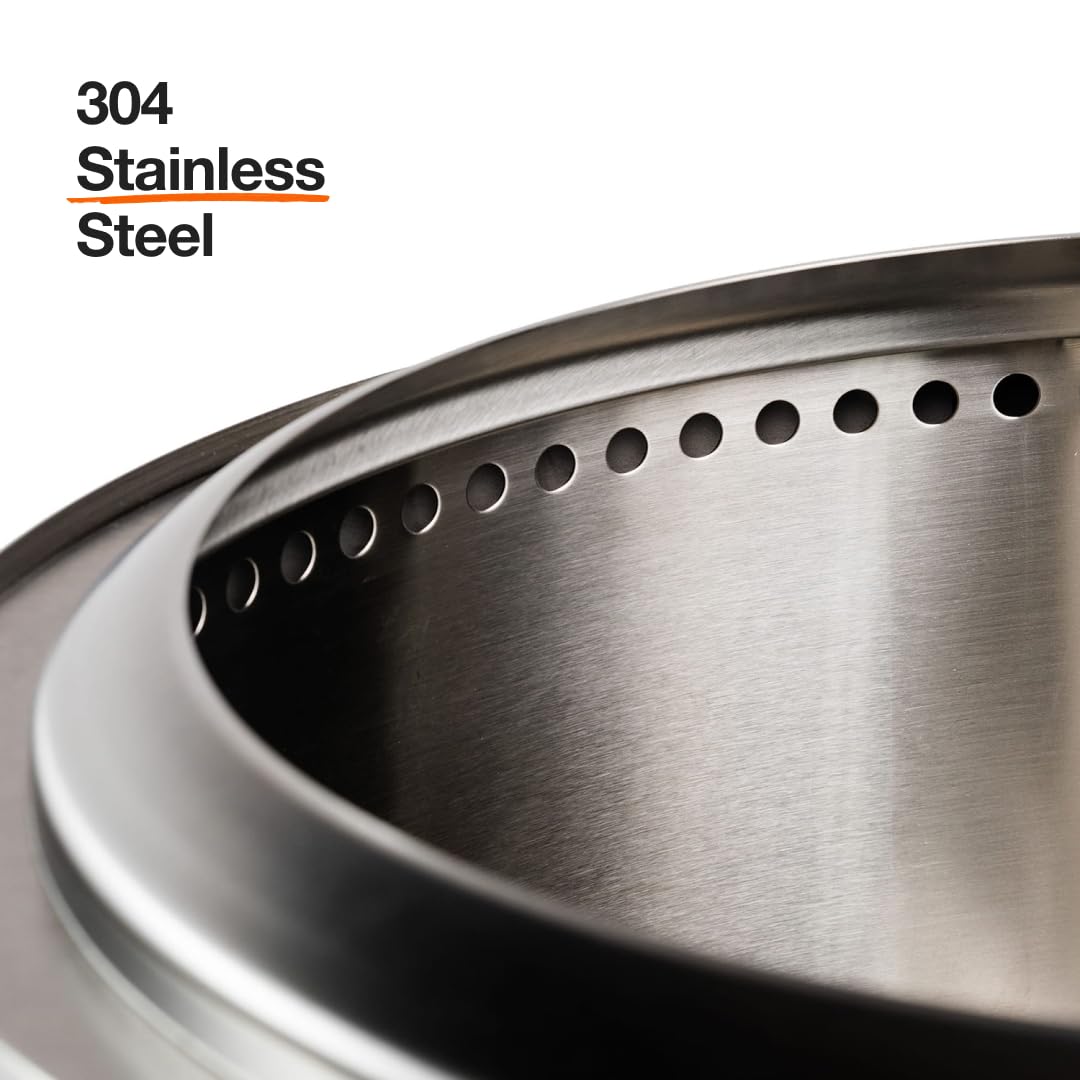 Solo Stove Bonfire with Stand | 19.5" Smokeless Fire Pit, Removable Ash Pan | Portable Stainless