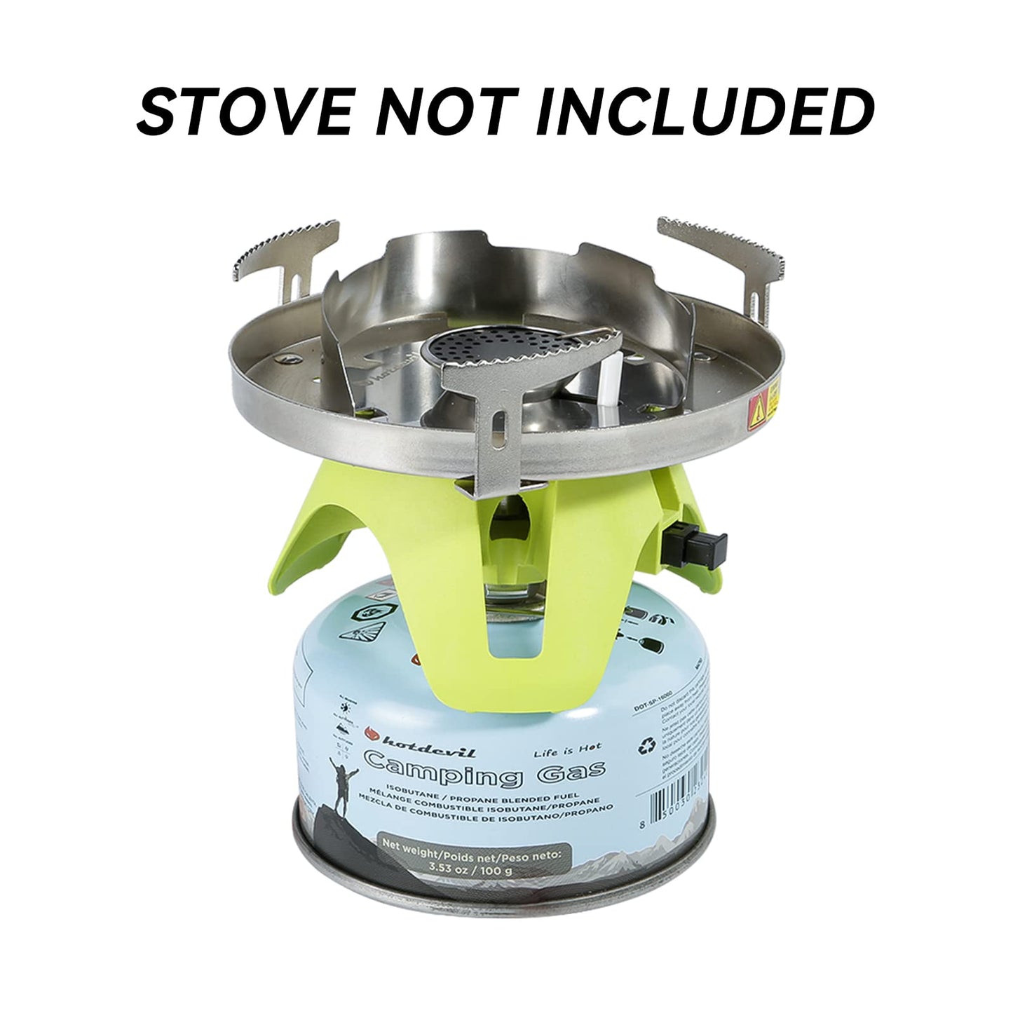 BlueFire Isobutane Fuel Canister Butane Propane Blend Fuel 100 Gram Camping Stove Fuel Gas Canister