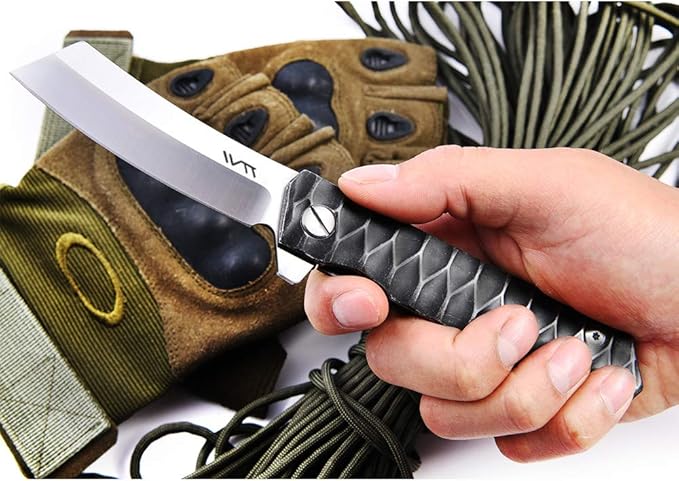 BGT Folding Tactical Knives Razor Blade Ball Bearing System Pocket Flipper Knife EDC Tools For Outdoor Camping Hiking