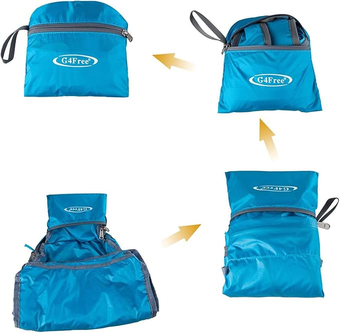G4Free 20L Lightweight Packable Backpack Travel Hiking Daypack Foldable Backpack for Men Women