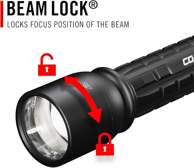 Coast XP14R 4500 Lumen USB-C Rechargeable LED Flashlight with Slide Focus®?¯and Pure Beam® Focusing Optic, 5 Light Modes