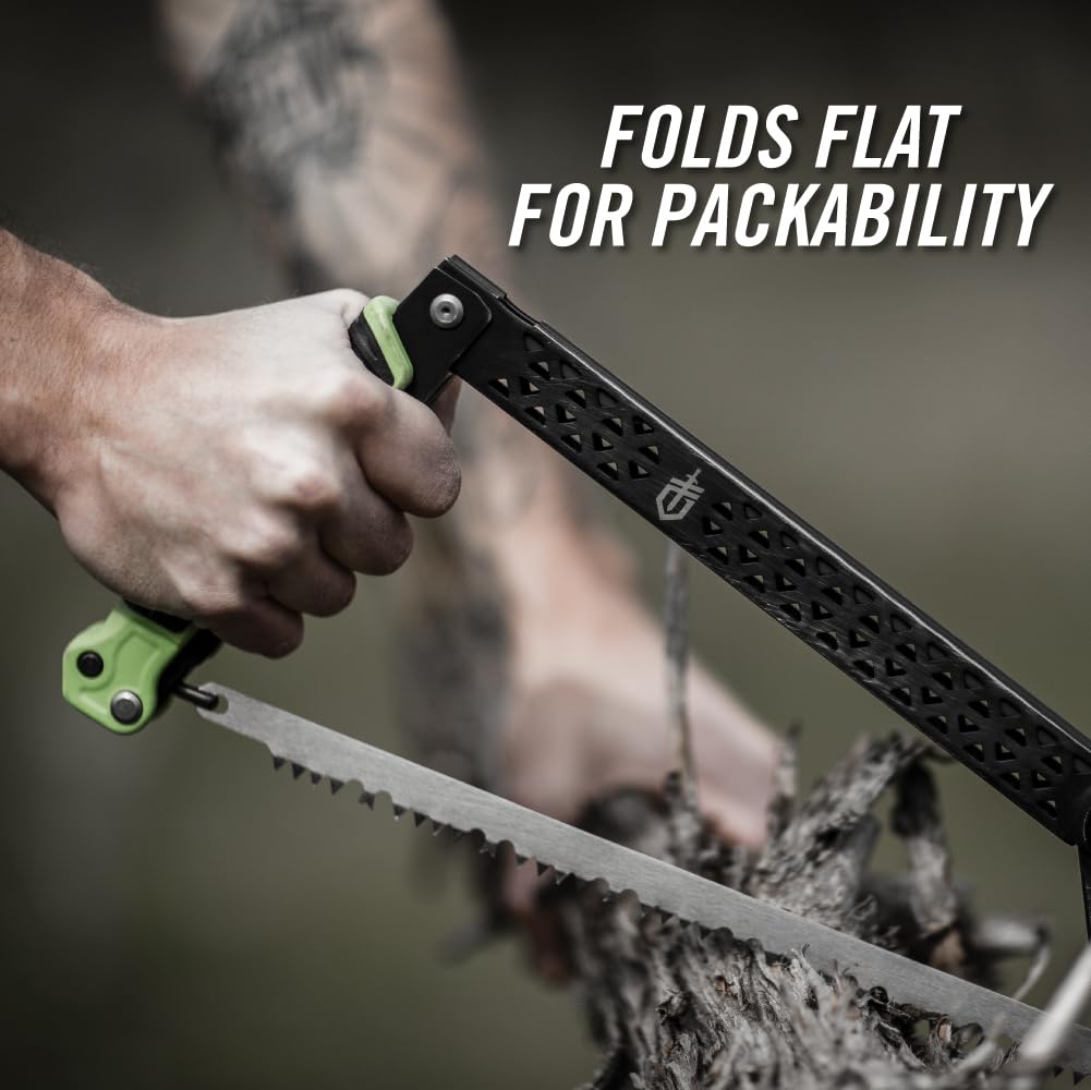 Gerber Freescape Camp Saw Folding Hand Saw for Backpacking Hiking Camping Pruning and Bushcraft