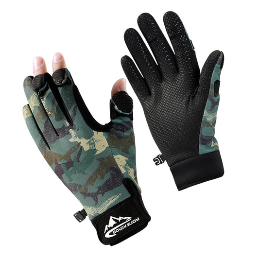 SUJAYU Fishing Gloves for Men & Women, Ice Fishing Hunting Gloves Cold Weather, Kayak Fly Fishing