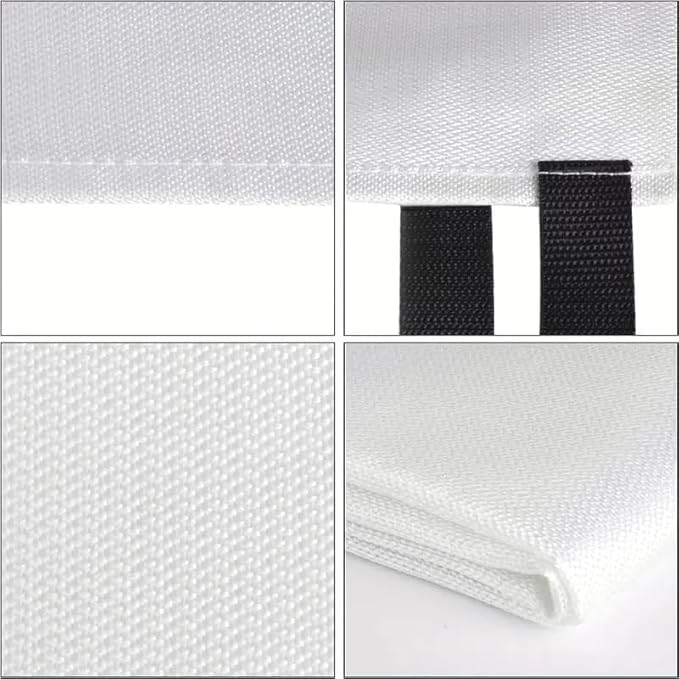 Emergency Fire Blanket for Fire Suppression, 39x39 inches Flame Retardant Fabric Fireproof Blanket, Survival Gear for Home Safety, Outdoor Camping (1 Pack)
