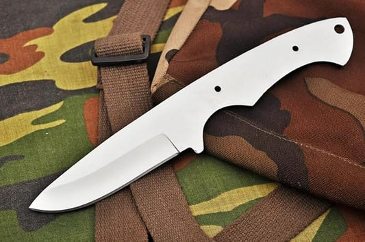Zaby Knives-7281 Custom Handmade D2 Steel Hunting Knife Blank Blade, 9'' Skinning Knife Blank Blade For knife making, Gray (7281 Blank blade)