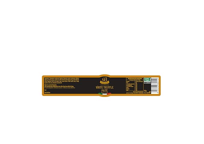 La Rustichella - White Truffle Patè 3.17 oz (90 gr) - 100% Made in Italy | Vegan, Gluten-Free, Cholesterol-Free