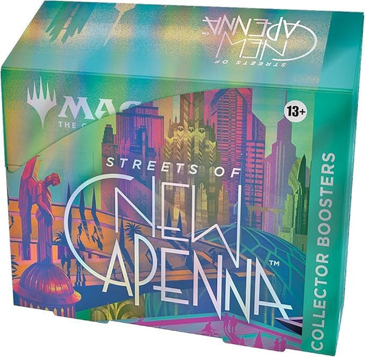 MTG Streets of New Capenna Collector Booster Box | 12 Packs + 1 Box Topper (181 Magic Cards)