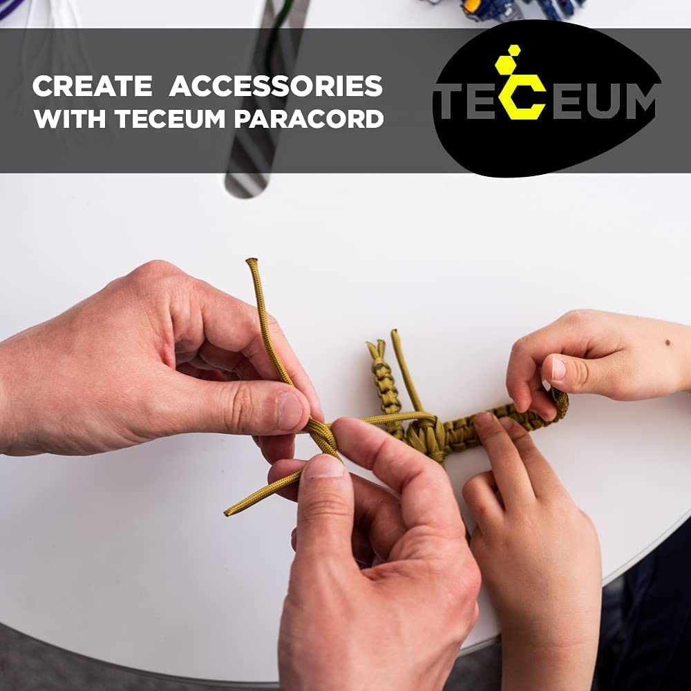 TECEUM Paracord Rope Type III 550 – Tactical MIL-SPEC – Outdoor para Cord