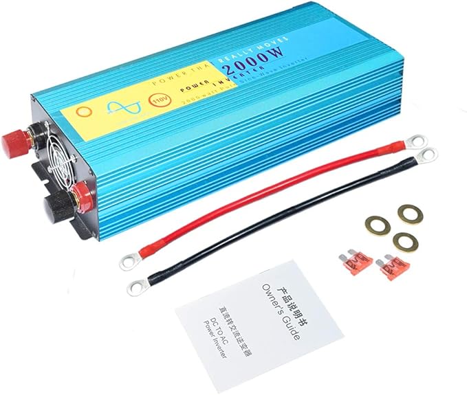 XINPUGUANG 100w Flexible Solar Panels 24V 1000W Solar System Kit Monocrystalline Cell Module 45A Controller 2000W Inverter for Off Grid Battery Charger for Cabin RV Boat Trailer