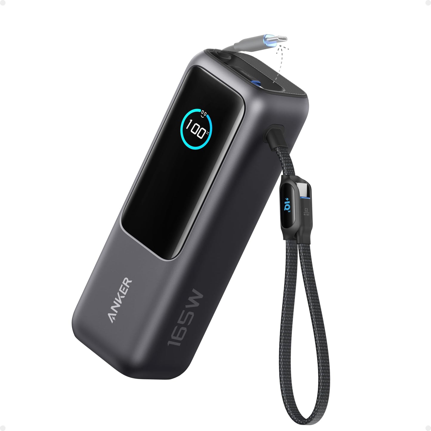 Anker Laptop Power Bank, 25,000mAh Travel Essential with 165W Total Output