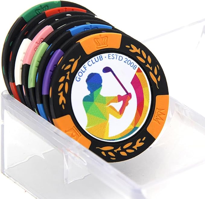 100 Premium Clay Poker Chips, Customized Your Image and Text, 11.5 Gram Casino Chips for Texas Hold’em, Blackjack Gambling