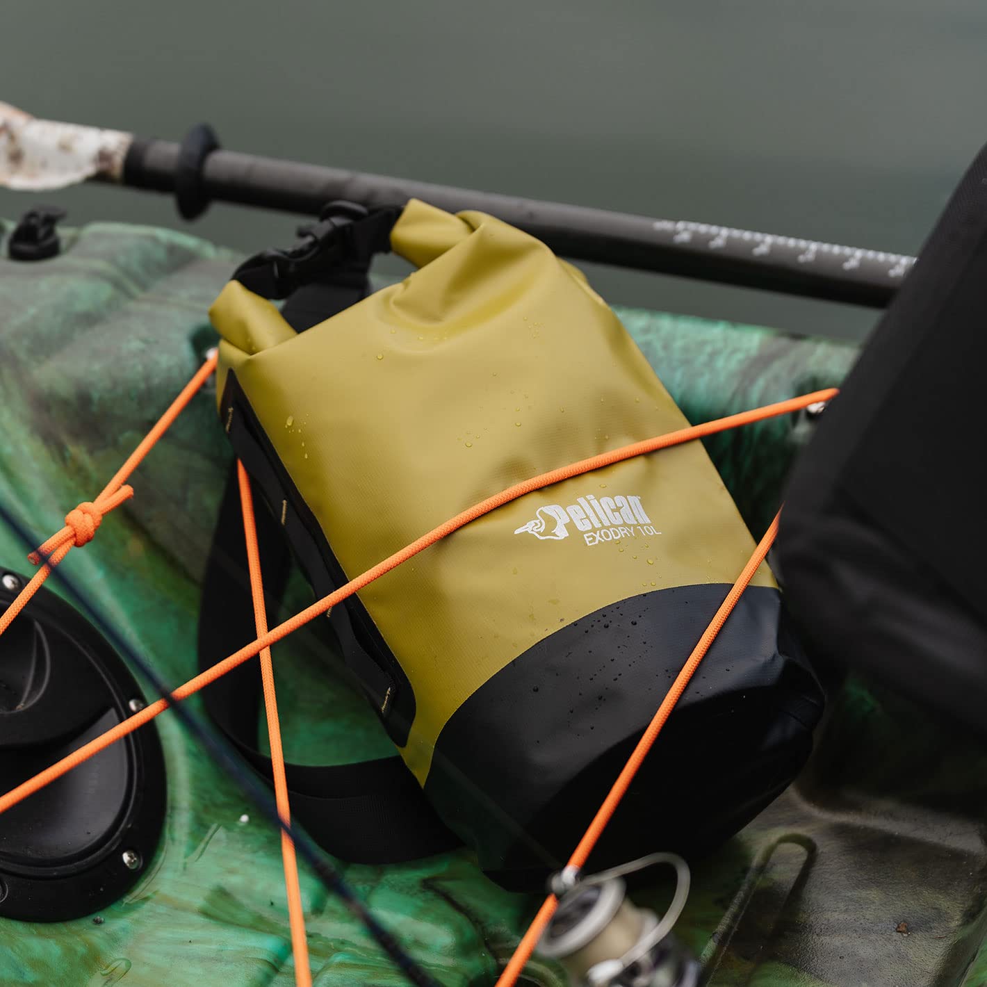 Pelican ExoDry 20L Medium Drybag - Waterproof - Shoulder Straps - Thick & Lightweight - Roll Top