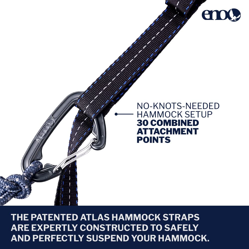 ENO Atlas Suspension System - Tree Strap for Hammock - Accessories for Camping, Hiking, and