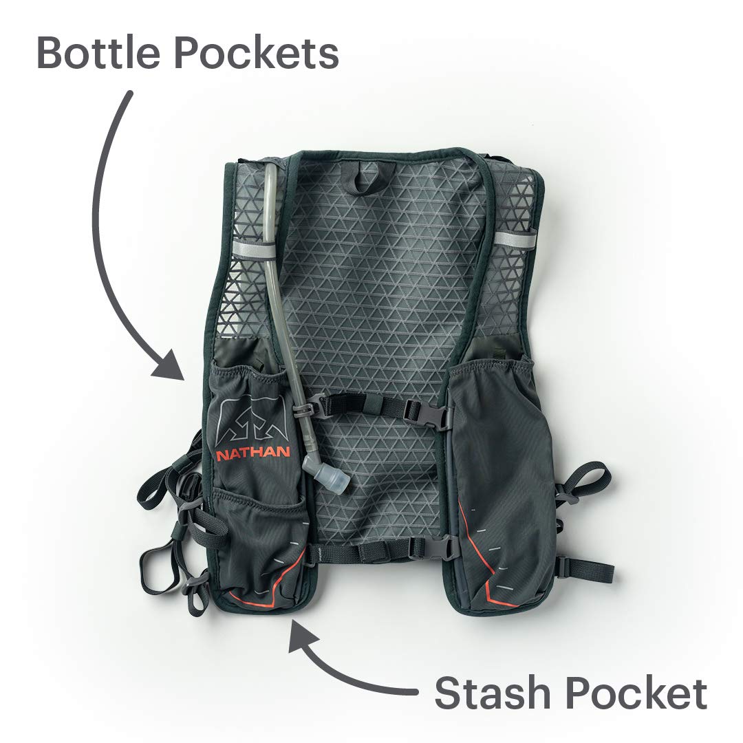 Nathan TrailMix 7L Running Vest for Men & Women, Hydration Vest w/ 2L Bladder Hydration Pack, Water
