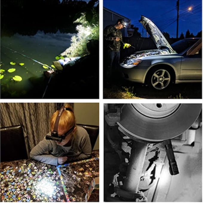 sofirn SP40 Rechargeable Headlamp 1200 Lumen, Powerful 5500K LED Flashlight, Right Angle Headlight for Repairing Running Camping Hiking