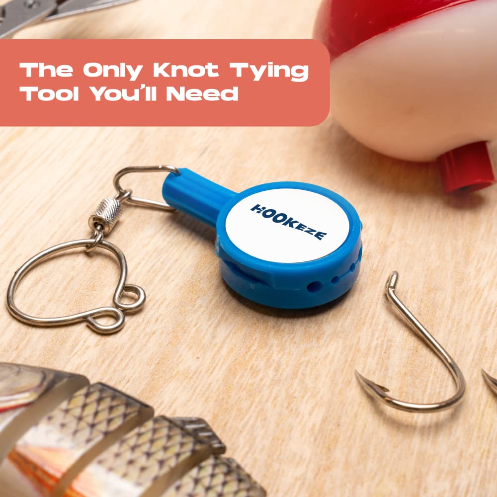 2023 Updated Design Hook Eze Fishing Gear Knot Tying Tool | Pack of 2 | Protect from Fish Hooks |