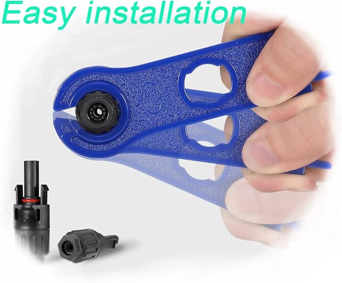 Solar Y Connector,Solar Y Branch Parallel Cable,Solar 1 to 3 Male Female Connector Adapter,10AWG 45A Waterproof IP68 40CM Cable,for Solar Panels,Solar Cells (MFFF&FMMM, 1 Pair)