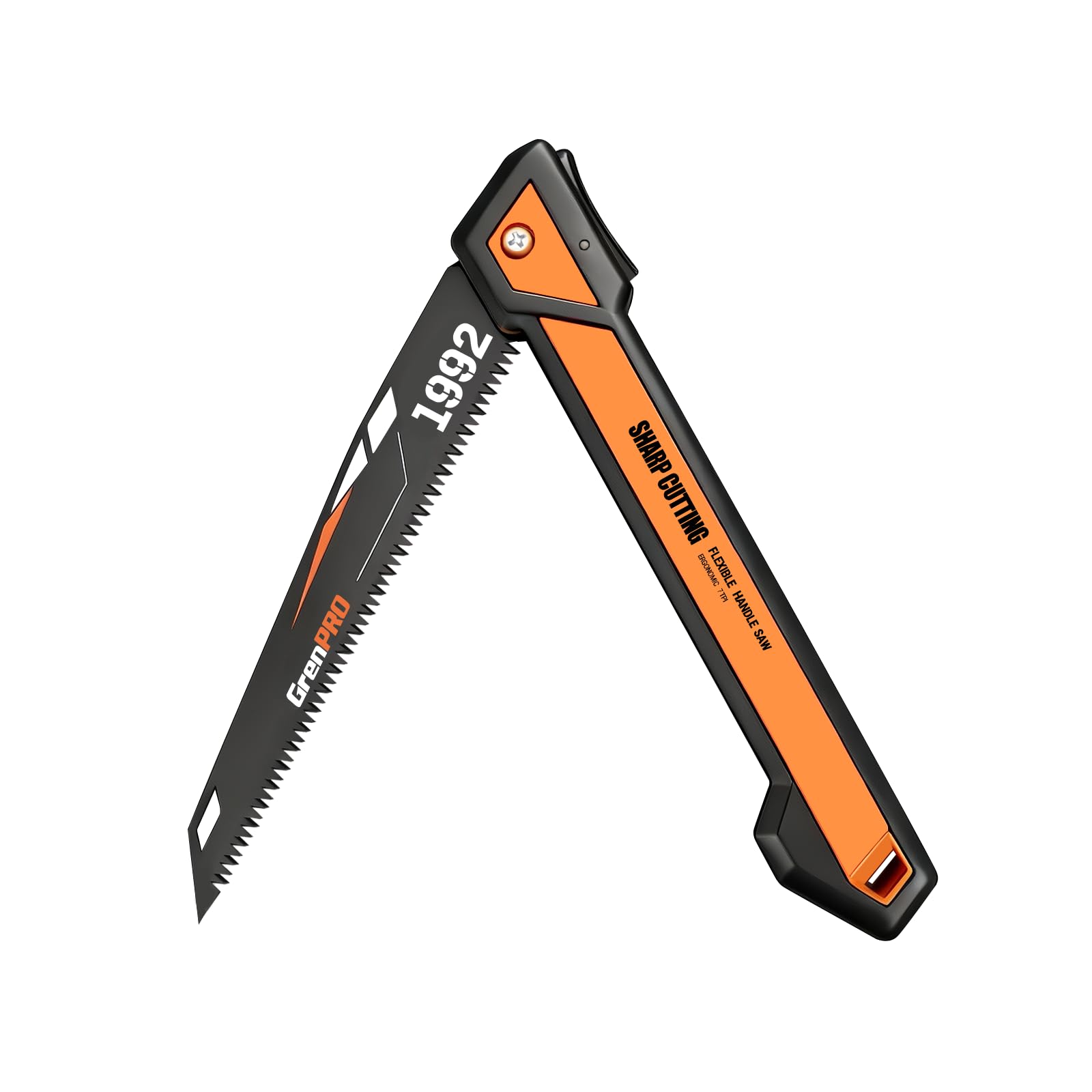 GRENPRO Folding Pruning Saw 10 Inch, Hand Saw for Tree Trimming