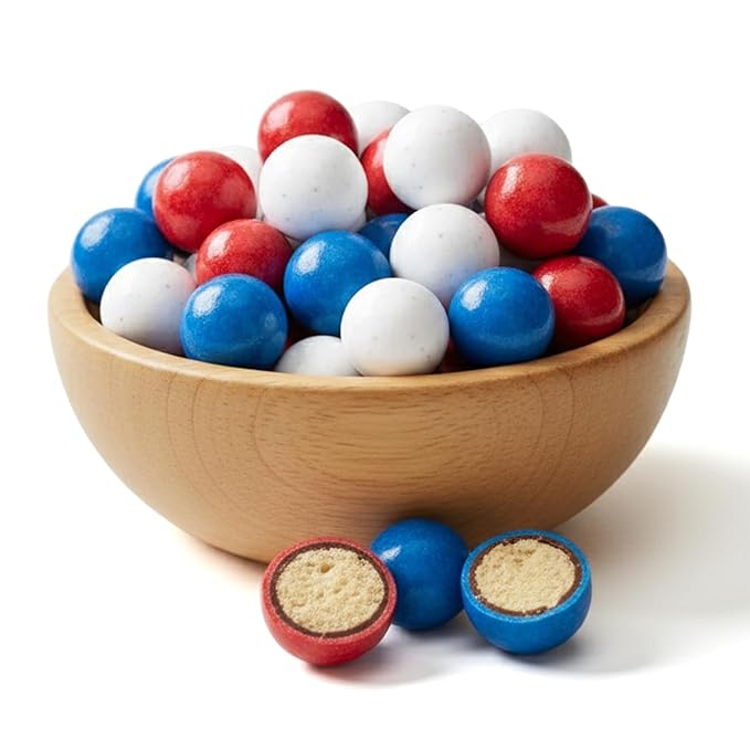 NY Spice Shop American Chocolate Malt Balls Party Decorations - 8 Ounce Malted Milk Balls Candy Birthday Gifts - Chocolate Malted Milk Ball - Dark Chocolate Malt Ball Holiday Snacks
