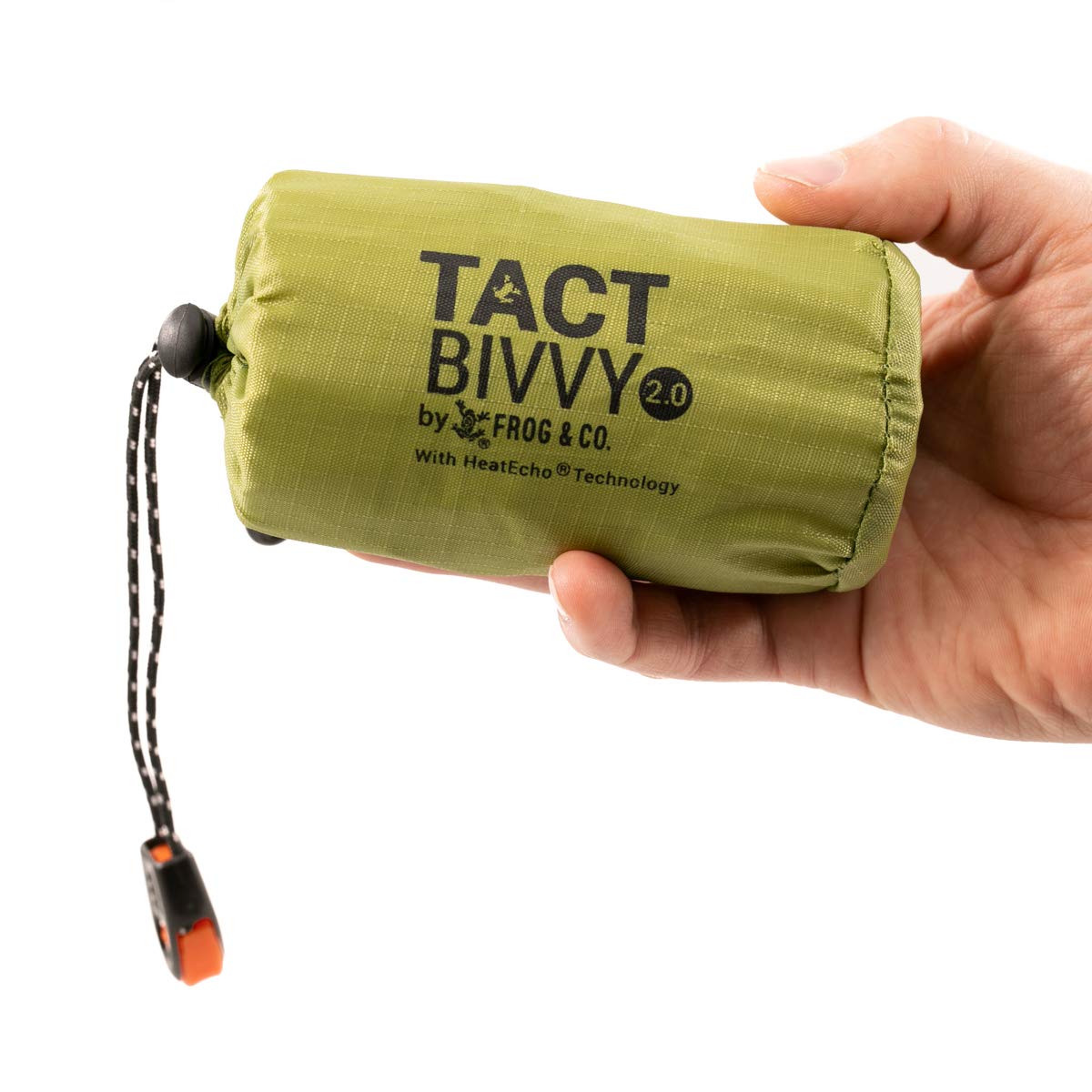 Tact Bivvy® 2.0 HeatEcho® Emergency Sleeping Bag, Compact Ultra Lightweight, Waterproof, Thermal