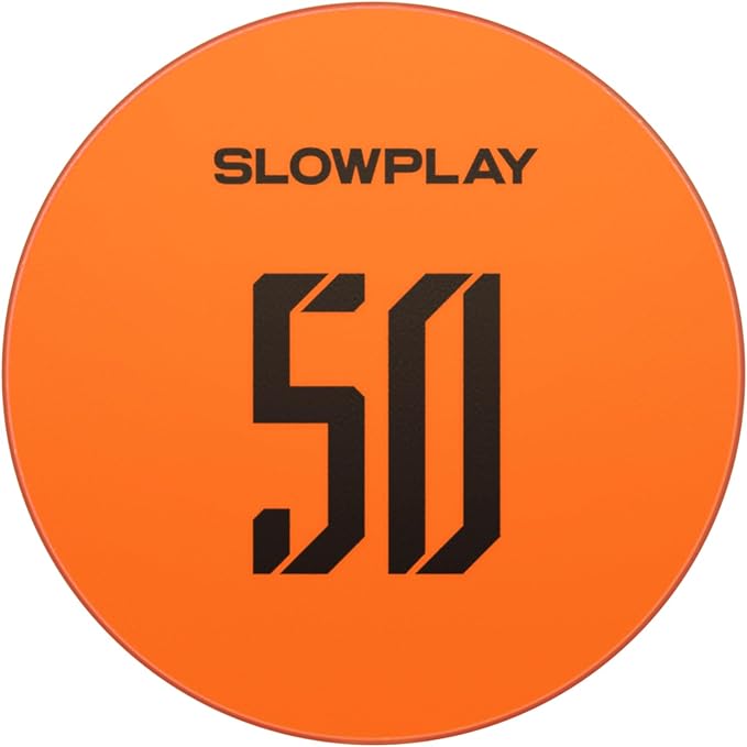 SLOWPLAY Godel Ceramic Poker Chips in Bulk, Casino Grade Ceramic 10-Gram Poker Chip for Texas Hold'em, 39mm Professional Chips Pack of 50 with Denomination of 50
