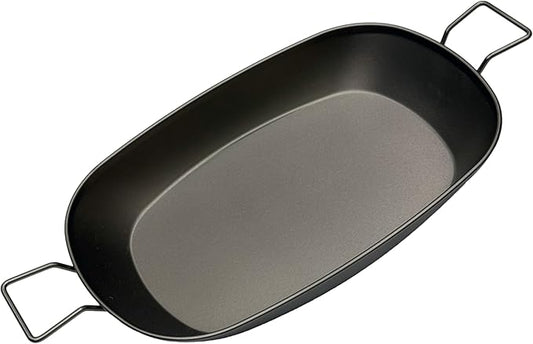 Valtcan Titanium Lunch Tray Grill Food Plate for Camping with Side Handles Reheatable Over Fire and Stove for Outdoor and Home Use Ultralight Weighs 118g
