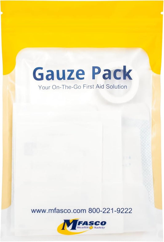 MFASCO First Aid Kit Refill Supplies Gauze Pack Refill