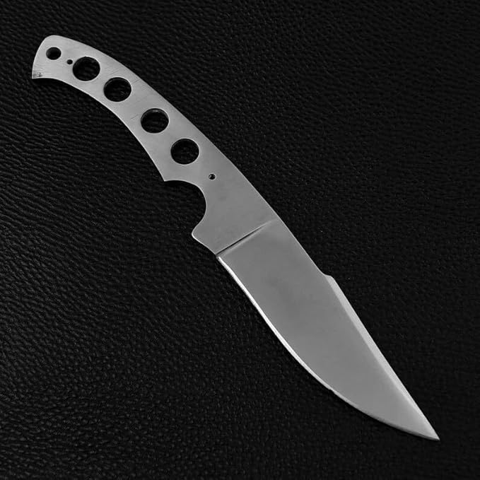Zaby Knives-7284 Custom Handmade D2 Steel Hunting Knife Blank Blade, 9'' Skinning Knife Blank Blade For knife making, Gray (7284 Blank blade)