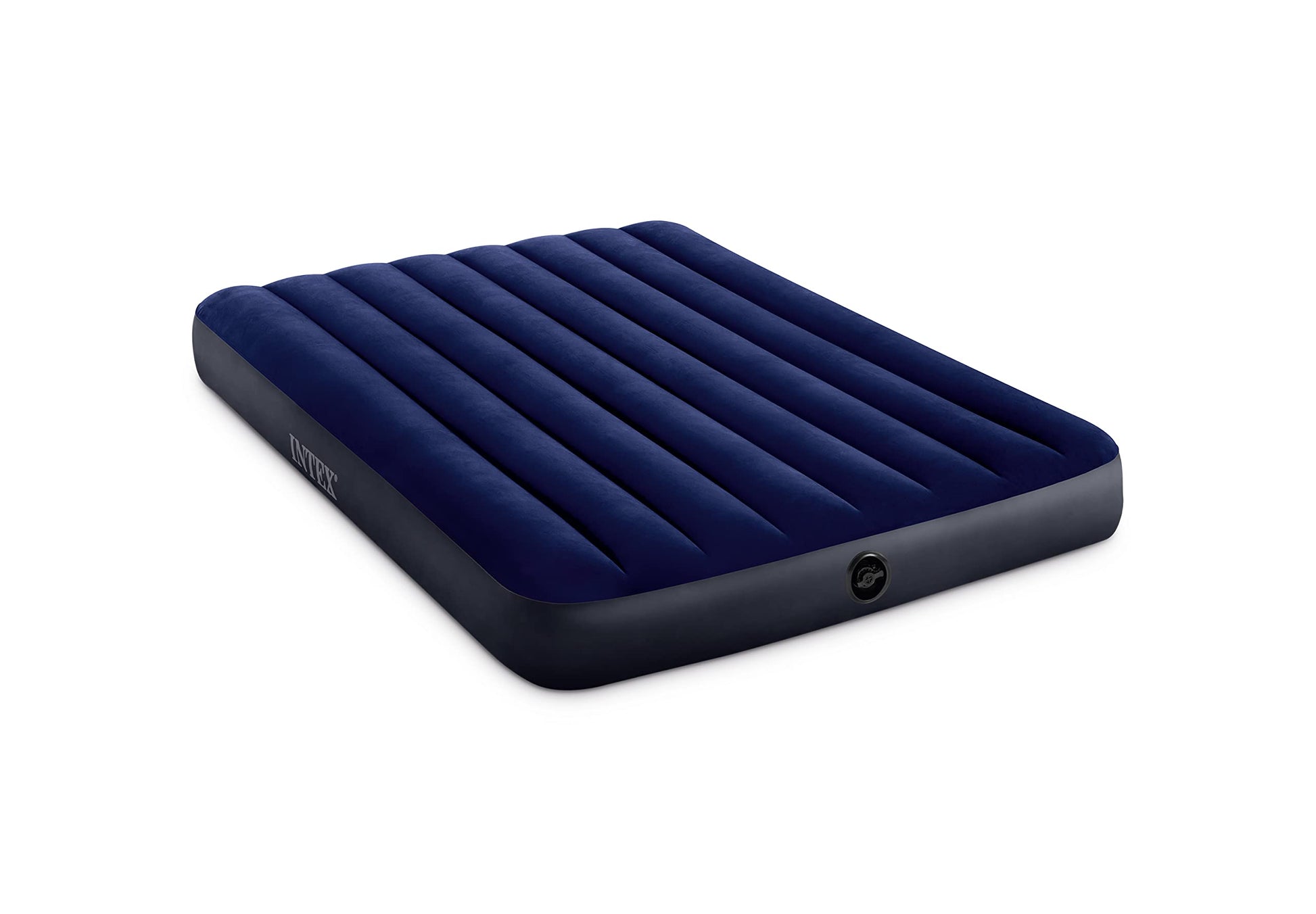 Intex 64758E Dura-Beam Standard Downy Air Mattress: Fiber-Tech, Full Size, 10in Bed Height, 600lb