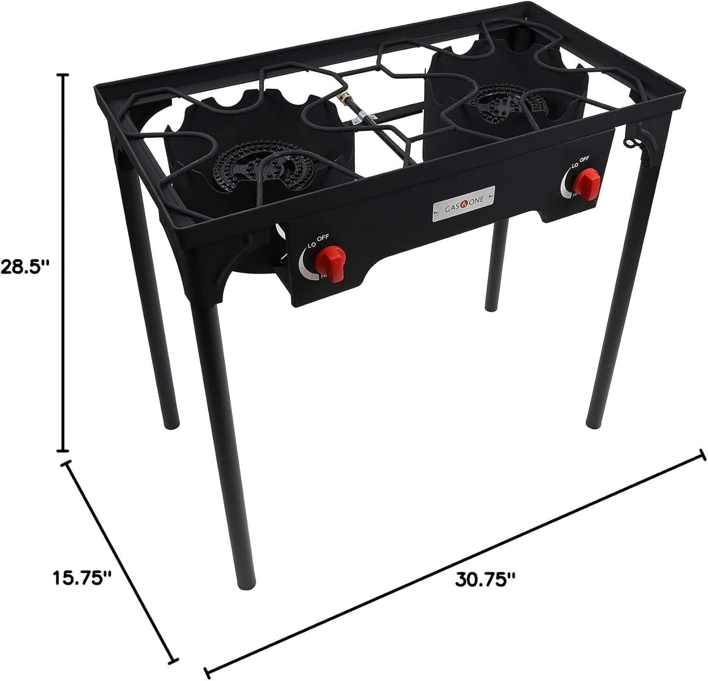 Gas One Propane Double Burner Two Burner Camp Stove Outdoor High Pressure Propane 2 Burner