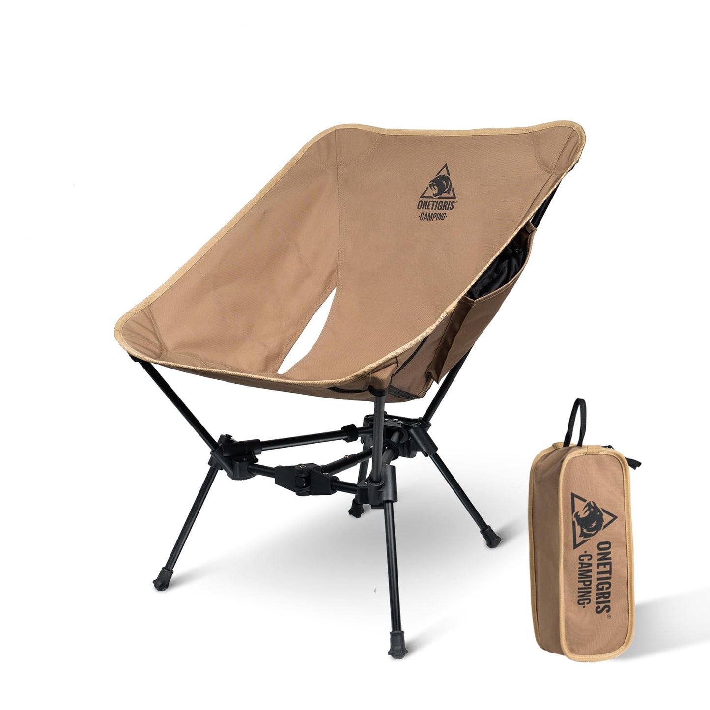 ONETIGRIS Tigerblade Camping Chair, Lightweight Folding Backpacking Hiking Chair, Compact Portable