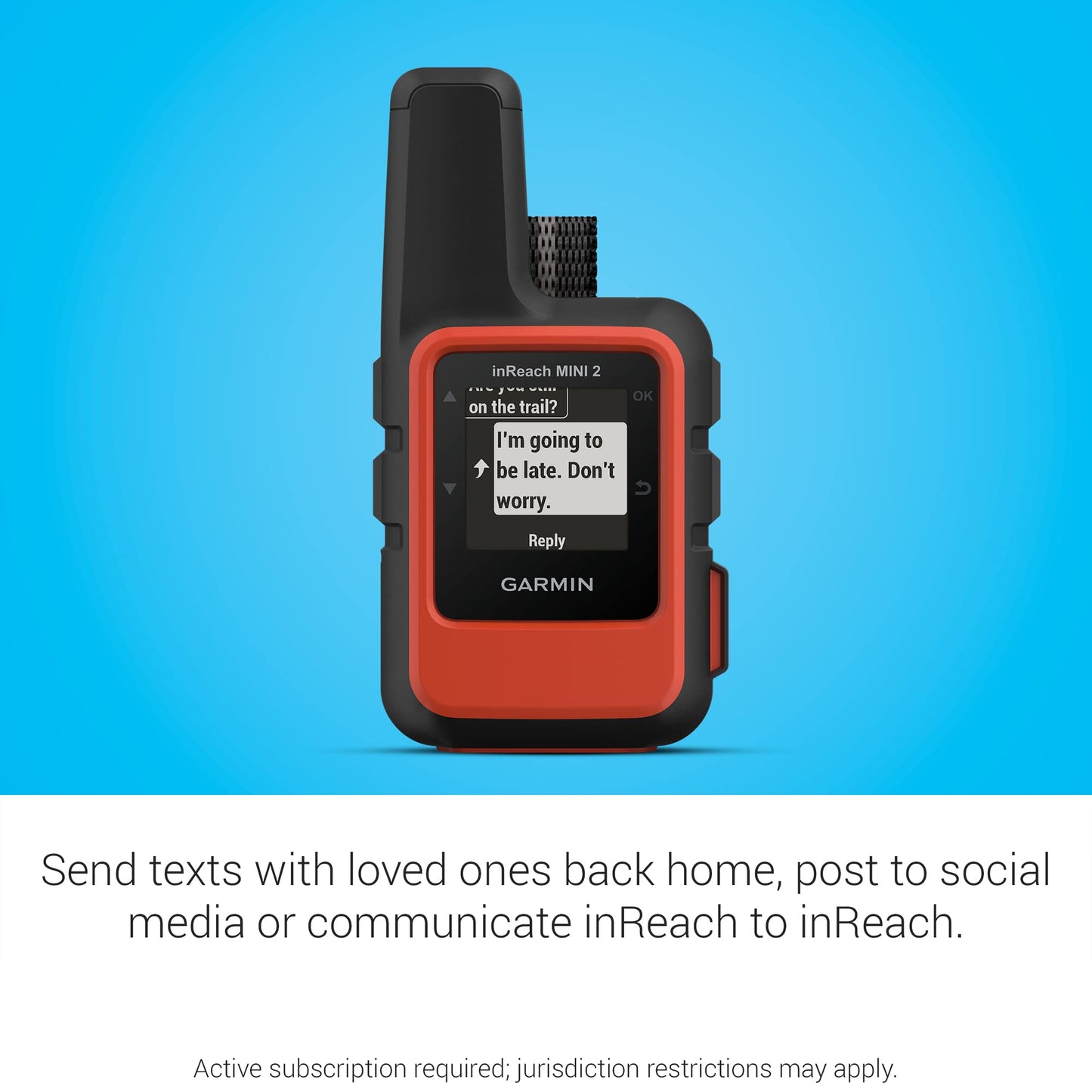 Garmin inReach® Mini 2, Satellite Communicator, Orange