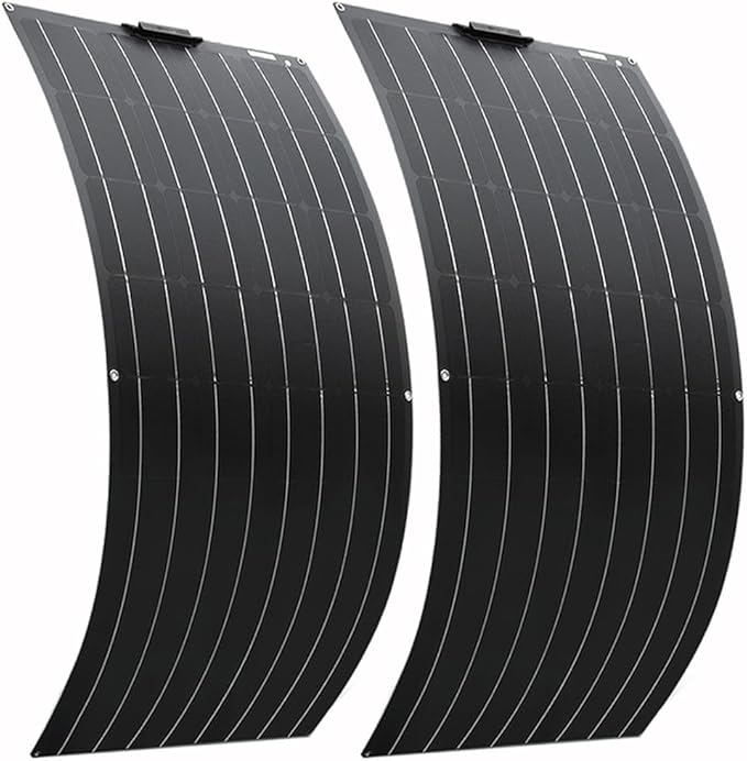 1200 Watt Solar Panel, with 40A Charge Controller 2pcs 600 Watt Flexible Monocrystalline Solar Panel for 12-24V Battery Charging Car Battery Camper RV Yacht Boat