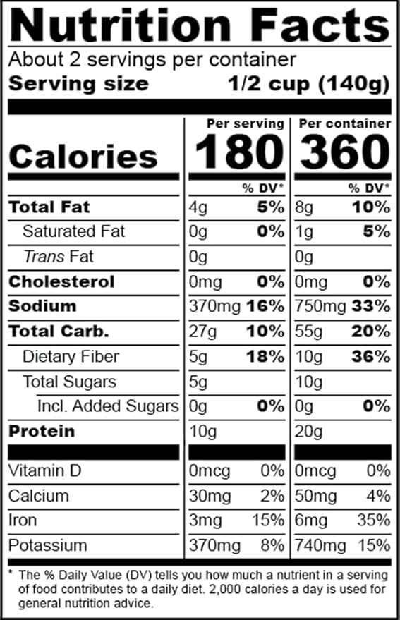 Fillo's Peruvian Lentils - Ready to Eat Lentils, Gluten-Free, Preservative-Free, Microwavable Meals, Non-GMO, Vegan, Plant Protein, 10 oz Pk of 6