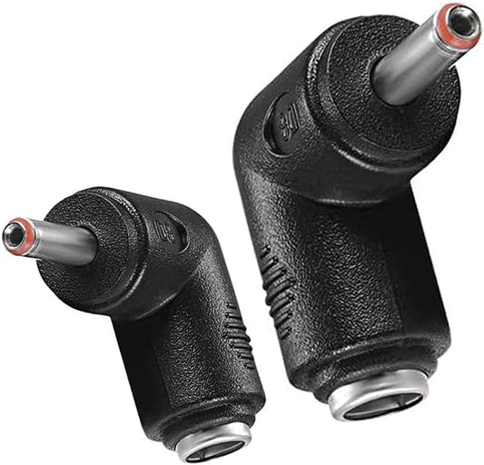 (2pack) 5.5x2.1 mm to 3.5x1.35 mm DC Adapter, 5.5x2.1 mm to DC 5V Adapter 3.5x1.35mm Adapter Made for Security Cameras, LED Lighting, USB Lights, USB Fans, Table Lamp, Bluetooth Audio
