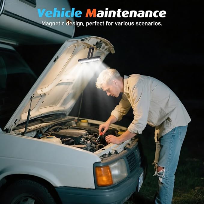 LED Camping Lantern Rechargeable, 10000mAh Portable Camping Lights up to 120+ Hours, 12 Light Modes, Dimmable, LCD Digital Display, Waterproof, Camping Essentials for Power Outages, Emergency