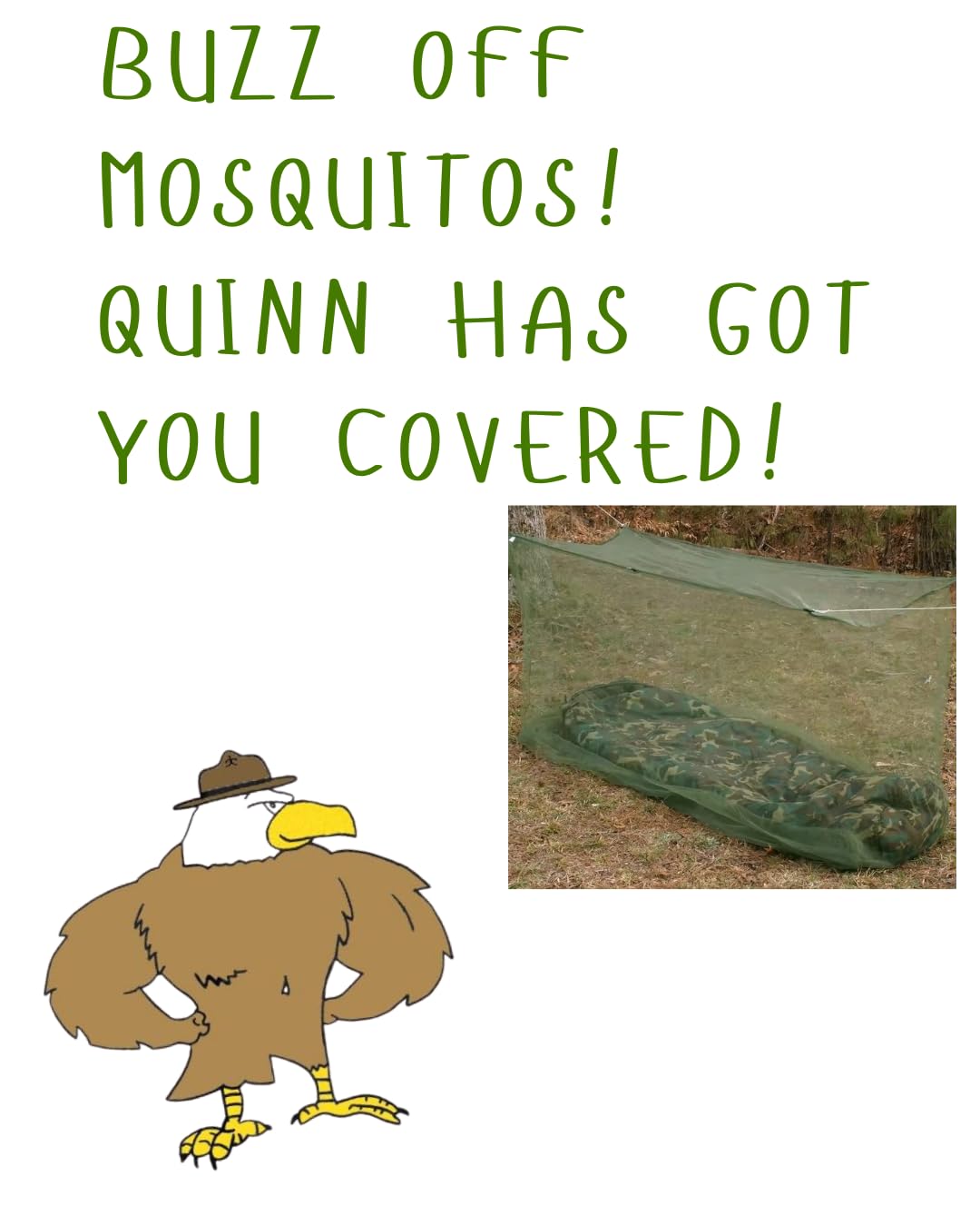 Mosquito Net- Military Green Portable Tactical Mosquito Netting for Camping – Completely Covers a