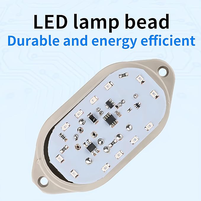 Magnetic LED Strobe Warning Light with Buzzer, Flashing Emergency Beacon Alarm Safety Light for Forklift, Truck, Warehouse, Construction Site, Industrial Security Vehicles LTE-5051J