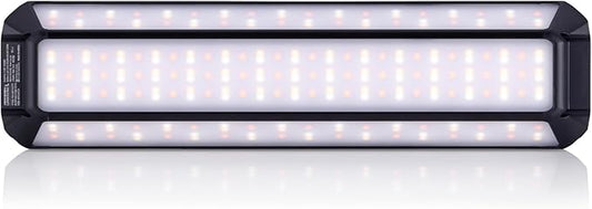 Claymore 3Face Pro L (Black) - Rechargeable Surface Area Camping Light for Trucks, Overlanding, Tents, Canopies, Outdoor Events, Street Vendors, Work Lighting, Long-Lasting Battery, Hanging Design