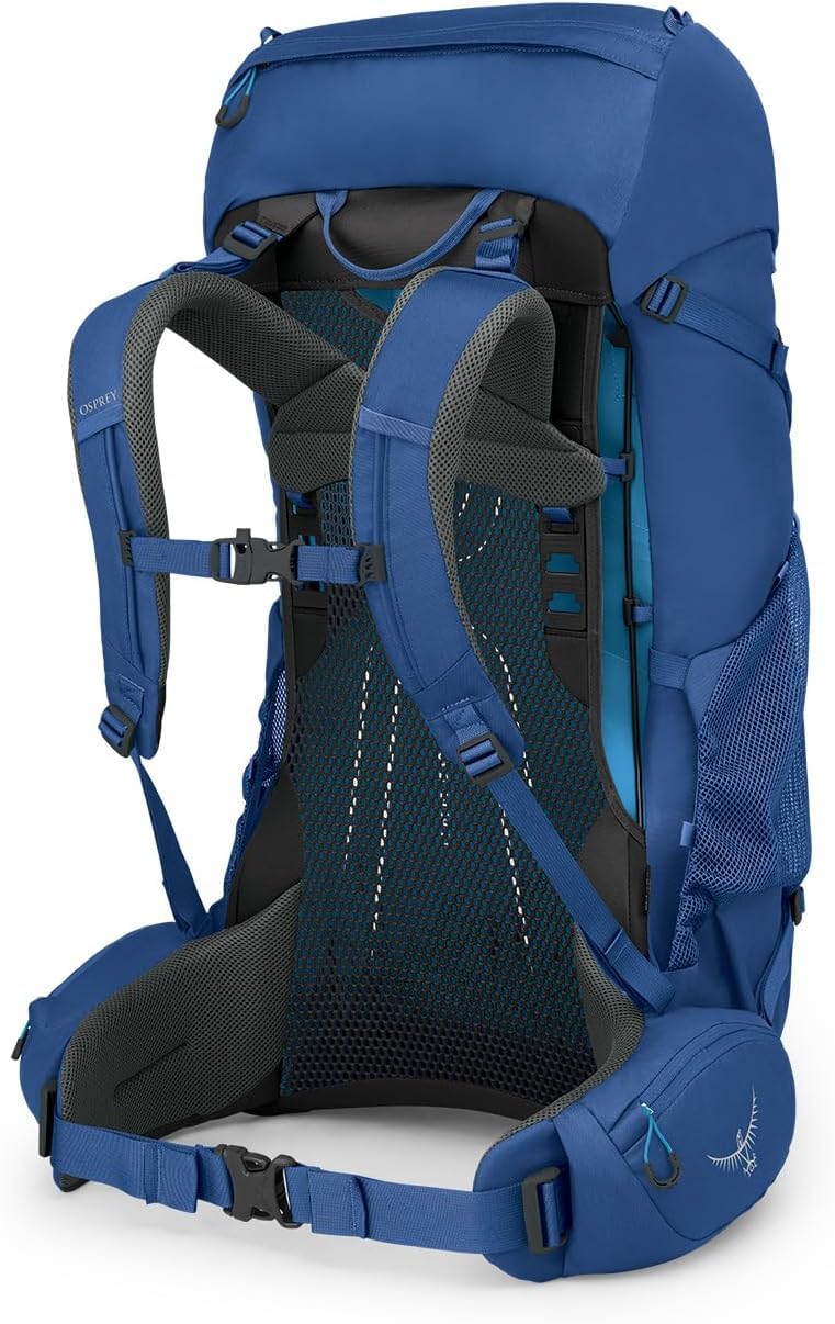 Osprey Rook 50L Men's Backpacking Backpack, Astology Blue/Blue Flame