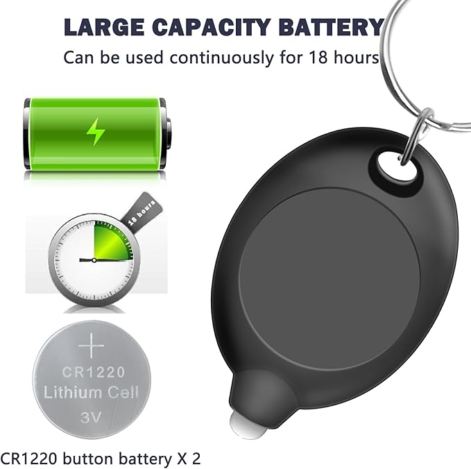 100PCS Mini LED Keychain Flashlight ??Ultra Bright White Light, Micro Pocket Torch for Emergency, Camping, Everyday Carry ??Batteries Included