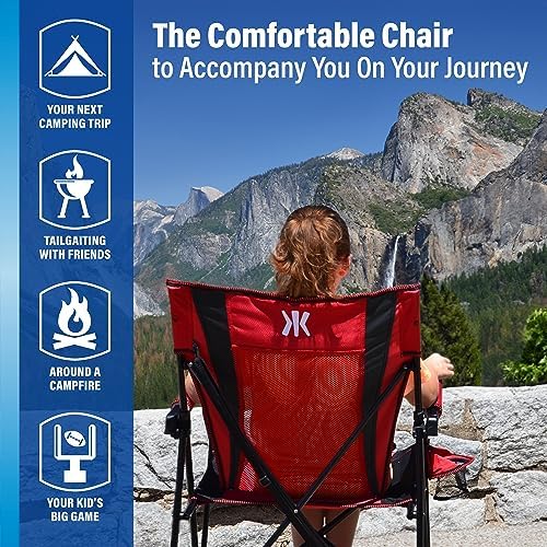 Kijaro Portable Camping Chairs - Enjoy the Outdoors with a Versatile Folding Sports Chair for