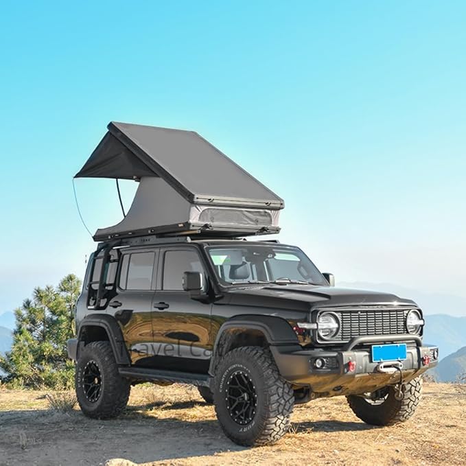 Travel Cat Rooftop Tent Hard Shell Travel Cat Roof Top Tent Hardshell Rooftop Tents for Jeep SUV Truck Van Car Camping Roof Rack Overland Hard Shell Car Top Tents