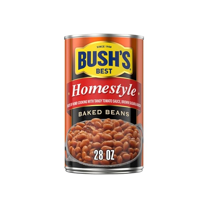 Bush's Best Baked Beans, Homey Onion Harmony Duo, 3 Homestyle Baked (28 Oz), 3 Onion Baked Beans (28oz), (Variety Pack)