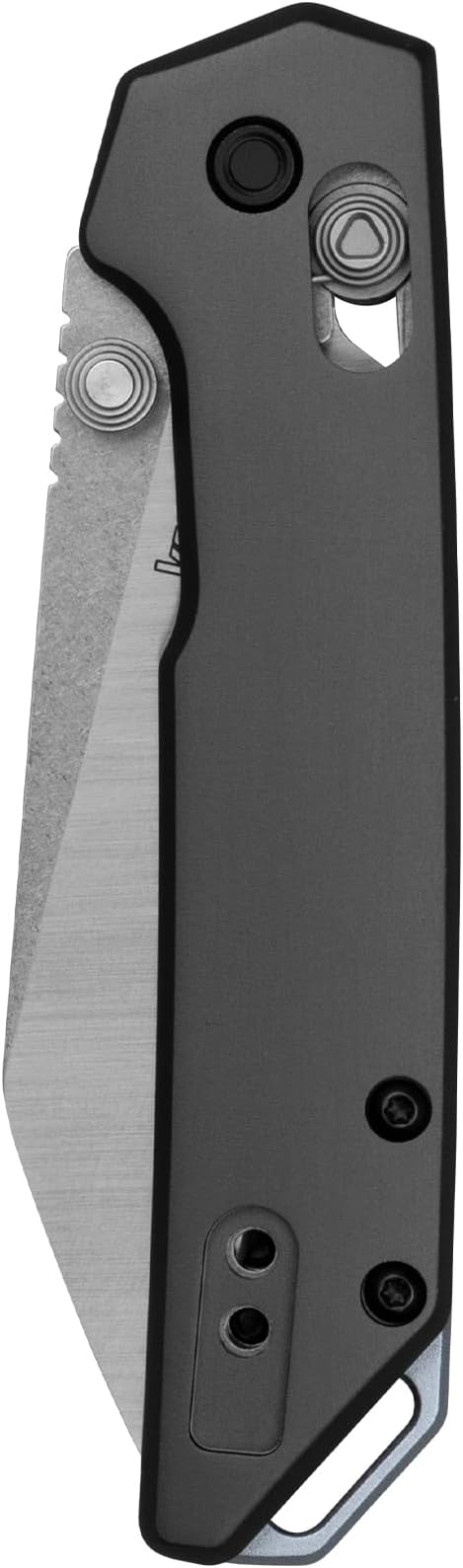 Kershaw Mini Iridium Folding Pocket Knife, 3 inch D2 Steel Blade, DuraLock, Aluminum Handle, Pocketclip