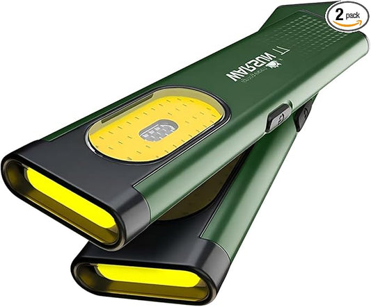 WARSUN Compact Multi-Mode Pocket LED Flashlight - 675LM, USB-C Rechargeable, IPX4, Dual Material, Red/Blue Strobe, for Everyday Carry & Travel