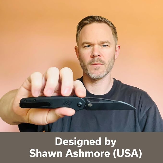 CIVIVI Guile Pocket Knife, Folding Knife for EDC, 3.25" Swedish 14C28N Blade G10 Handle with Reversible Deep-Carry Clip C24062B-1 (Black)