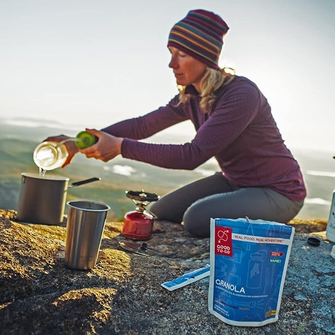 GOOD TO-GO Granola | Camping Food, Backpacking Food | Just Add Water Meals, Backpacking Meals | Dehydrated Meals Taste Better Than Freeze Dried Meals